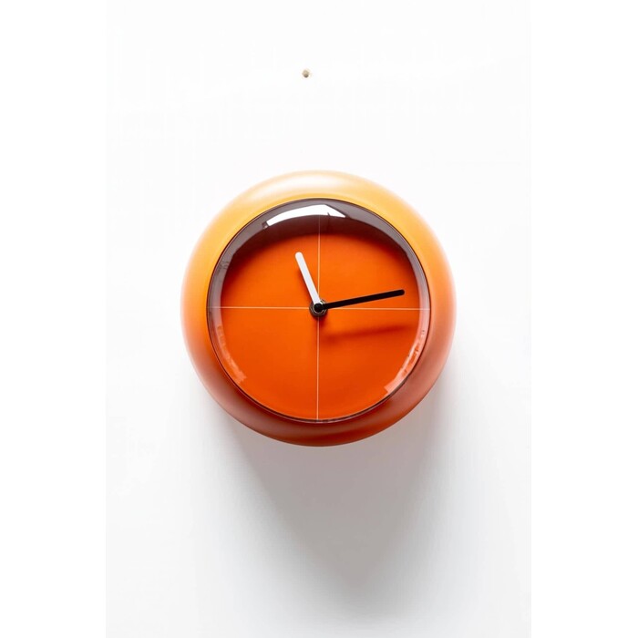 [58918] Orloge murale Case orange Ø21cm