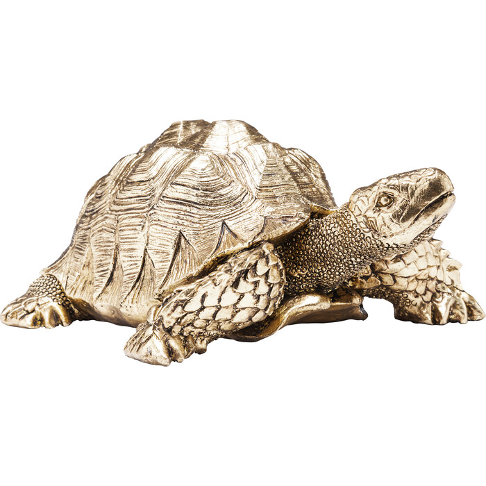 [60276] Figurine décorative Turtle doré PM