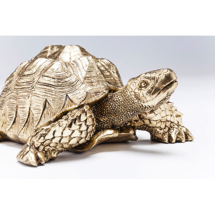 [60276] Figurine décorative Turtle doré PM - 4
