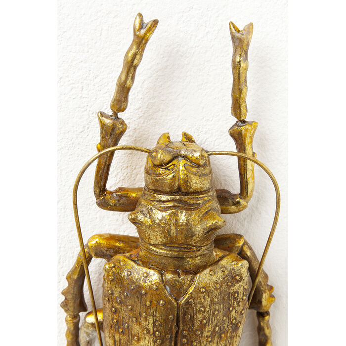 [60490] Wall Object Longicorn Beetle Gold - 3
