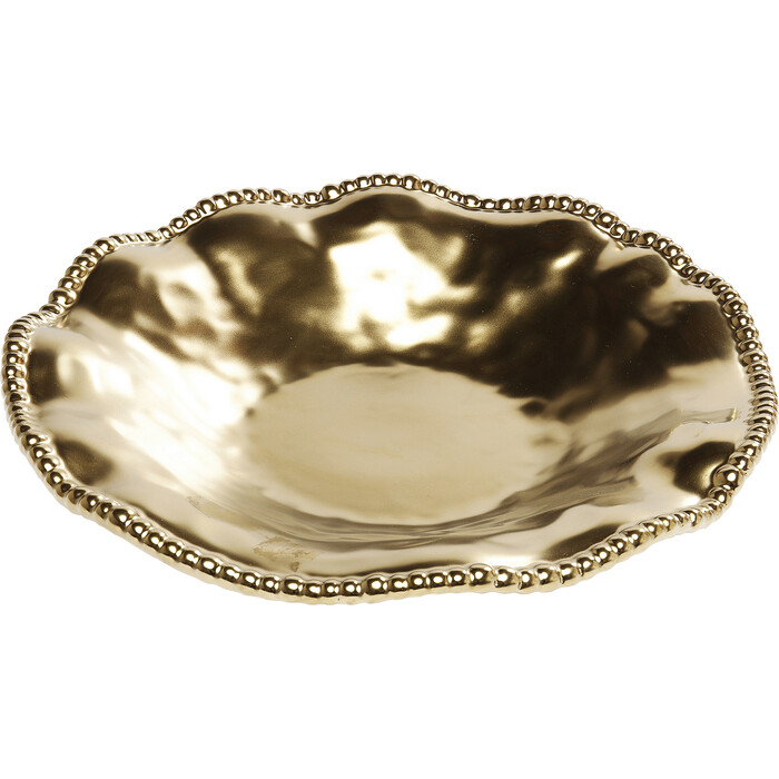 [60498] Assiette Bell doré Ø36cm