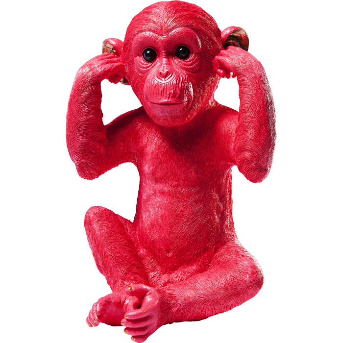 [60793] 存錢筒 Monkey Kikazaru Red