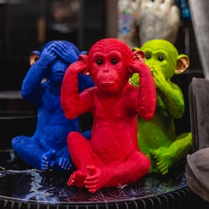 [60794] Копилка Monkey Iwazaru Lime - 2