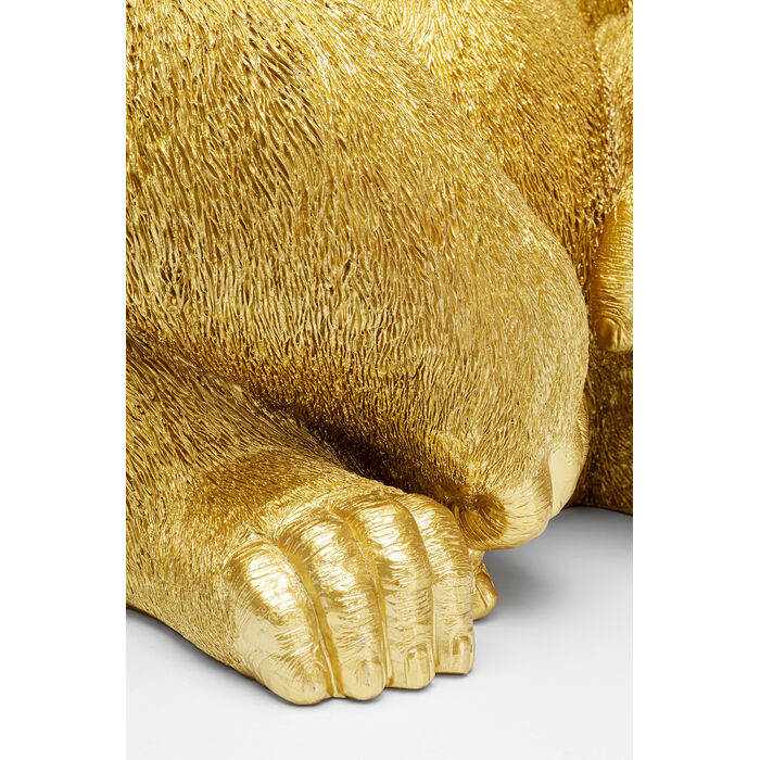 [61445] Figurine décorative Monkey Gorilla Side doré 76cm - 4