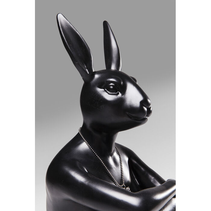 [61533] Figurină Deco Iepure Gillie Negru - 3