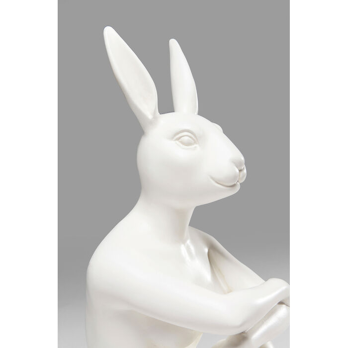 [61534] Deco Figurine Rabbit Gillie White - 3