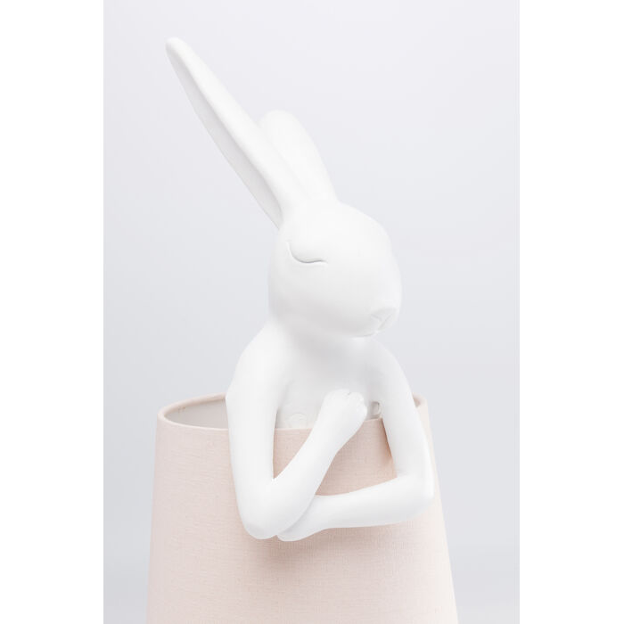 [61599] Table Lamp Animal Rabbit White 68cm - 3