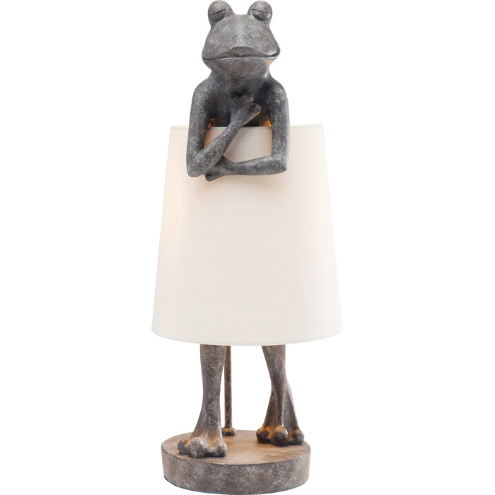 [61600] Table Lamp Animal Frog Grey