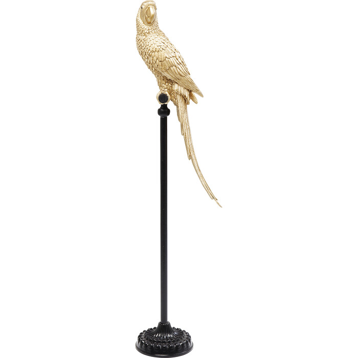 [61630] Figurine décorative Parrot doré 116cm