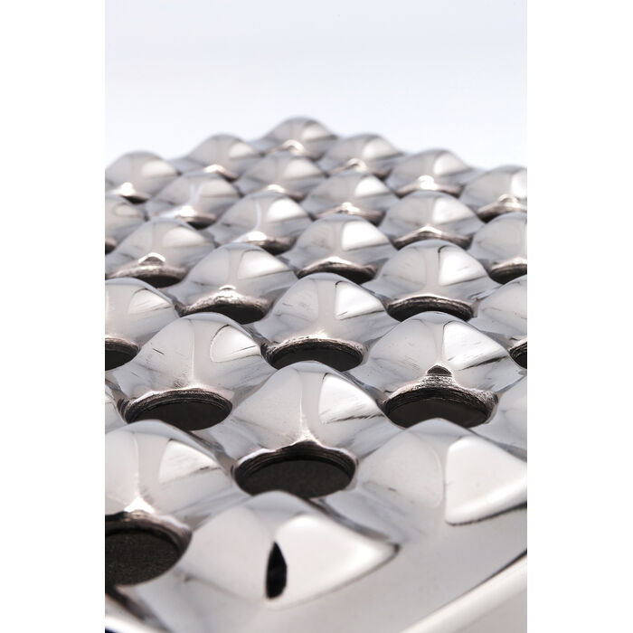[61675] Ashtray Soho Square Silver 25x25cm - 3