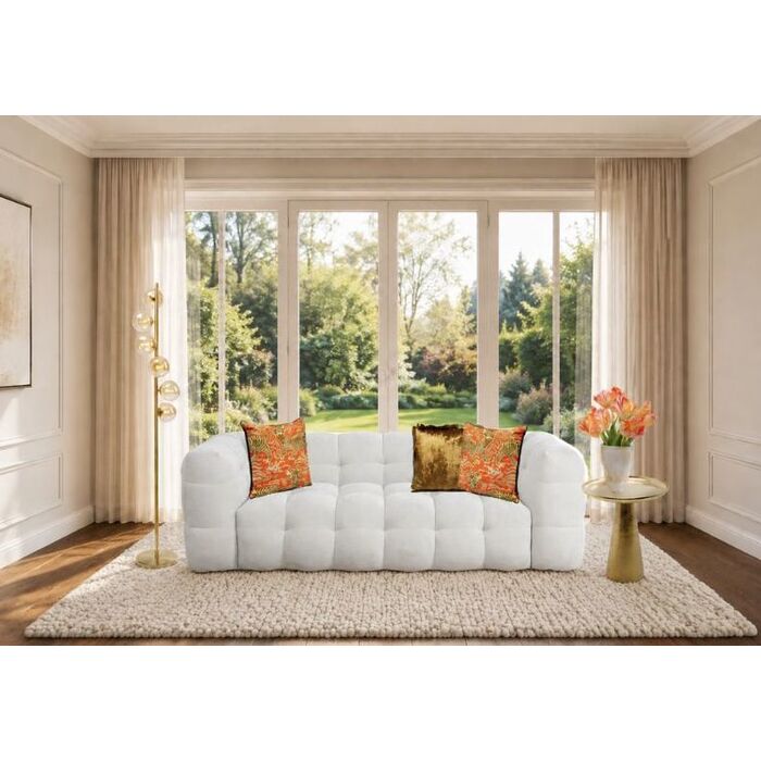 [61695] Coussin Cannes jaune 45x45cm - 1