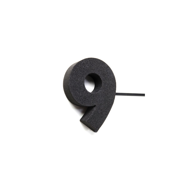 [61805] Wall Clock Like Umbrella Black - 4