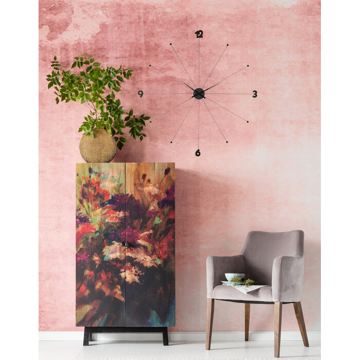 [61805] Wall Clock Like Umbrella Black - 1