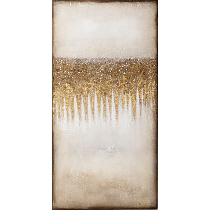 [62023] Canvas Picture Abstract Fields 100x200cm
