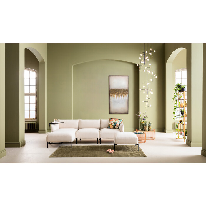 [62023] Canvas Picture Abstract Fields 100x200cm - 1