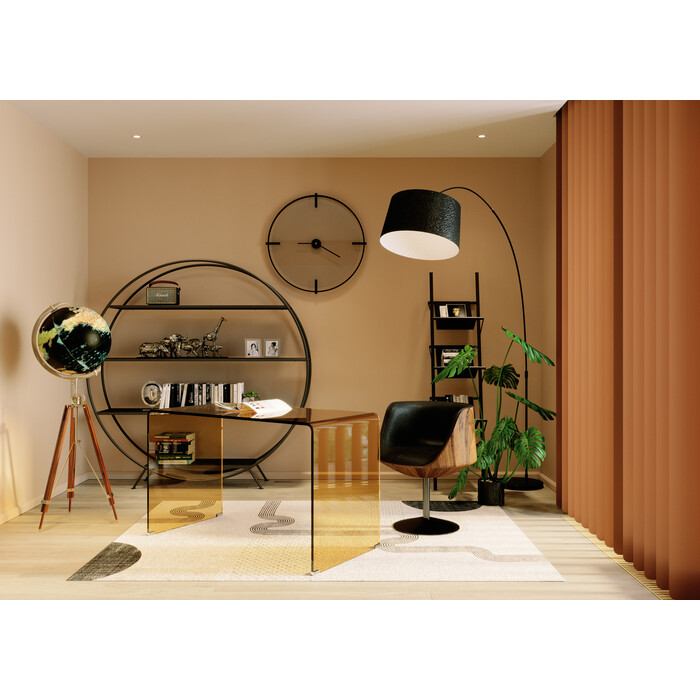 [63001] Objeto deco Globo Earth negro - 1