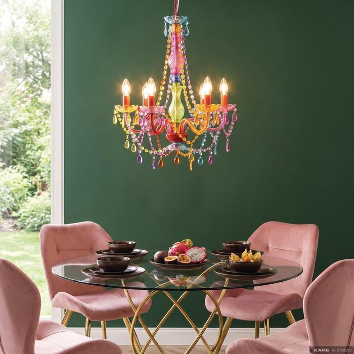Pendant Lamp Starlight Rainbow 6-Branched