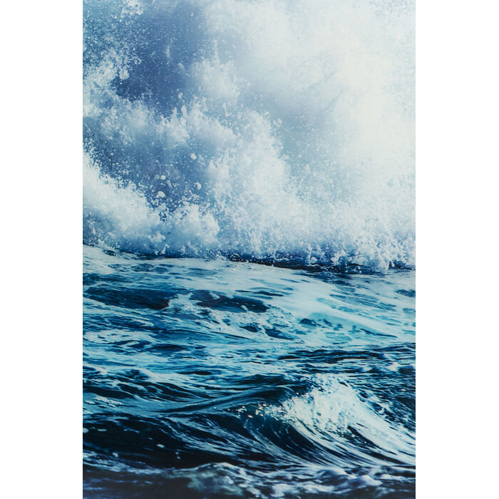 [64682] Gambar Kaca Triptychon Wave (3/Set) - 3