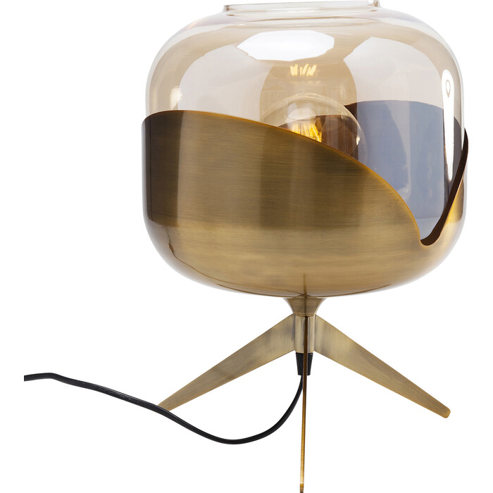 [67666] Table Lamp Golden Goblet Ball