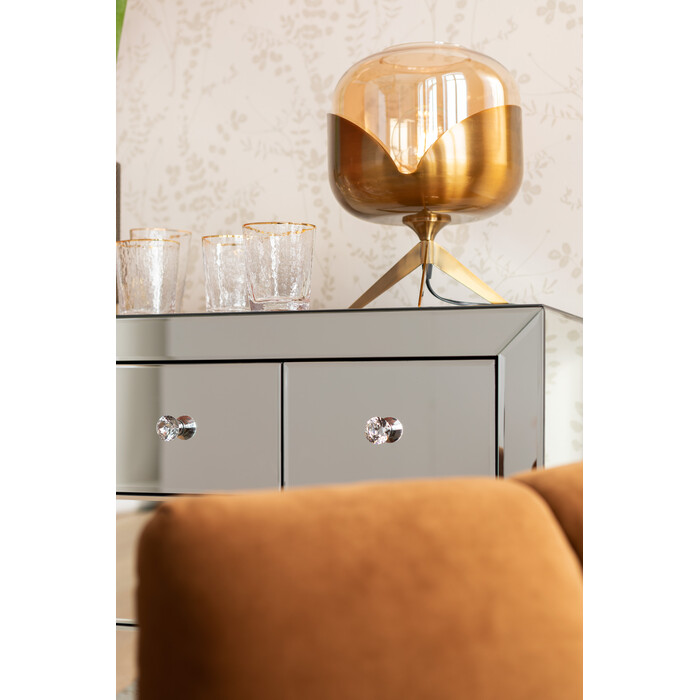 [67666] Table Lamp Golden Goblet Ball - 1