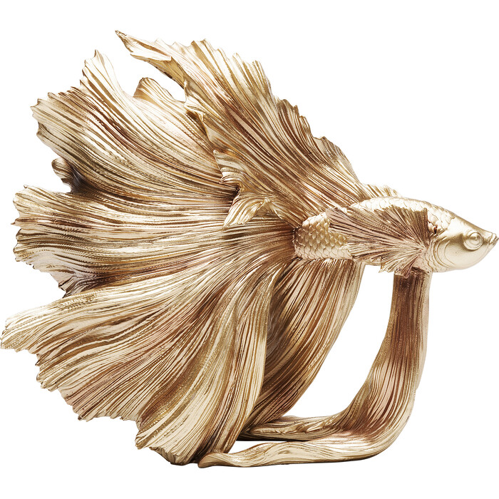 [68023] Figurine décorative Betta Fish doré petit