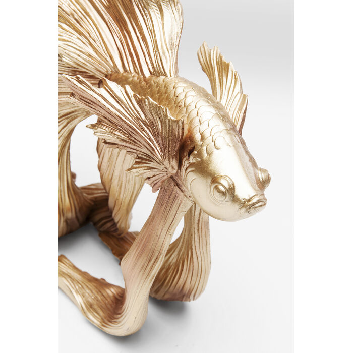 [68023] Figurine décorative Betta Fish doré petit - 3
