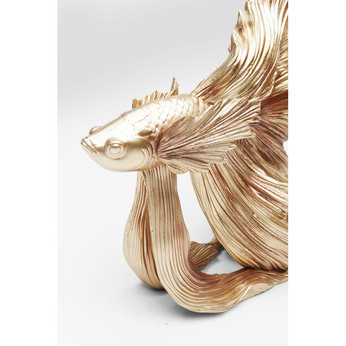 [68023] Figurine décorative Betta Fish doré petit - 4