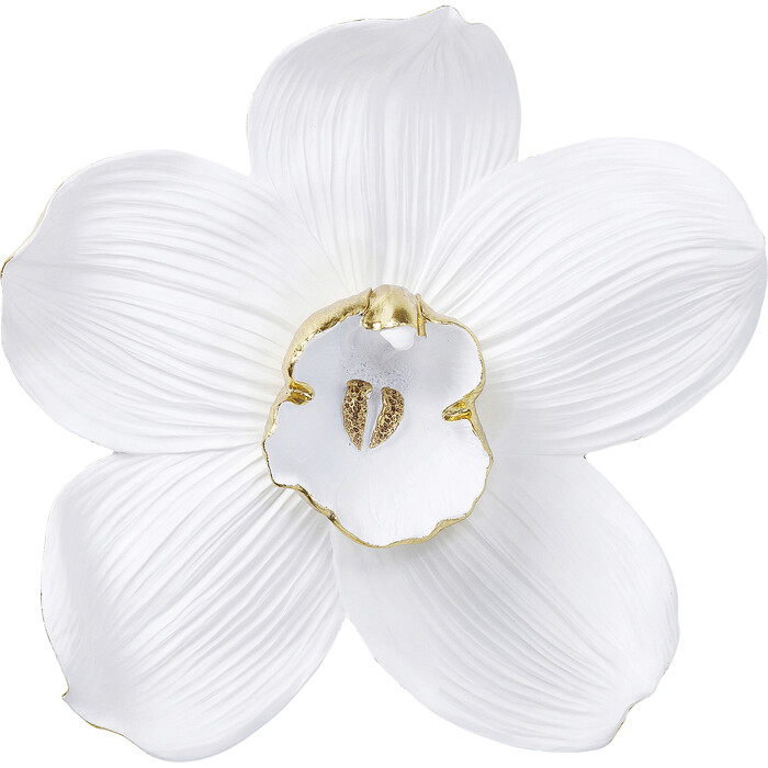 [69163] Objet mural Orchid blanc 54cm