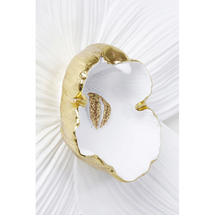 [69163] Objet mural Orchid blanc 54cm - 4