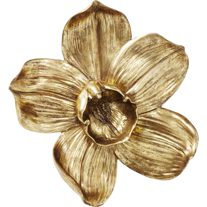 [69283] Wall Object Orchid Gold 44cm