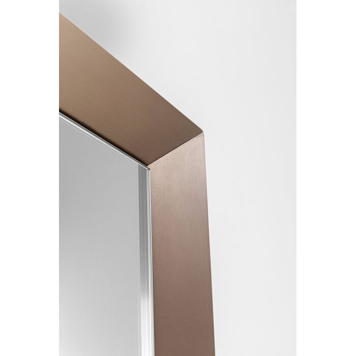 [70027] Wall Mirror Arezzo Coffee Trapez 65(45)x160cm - 3