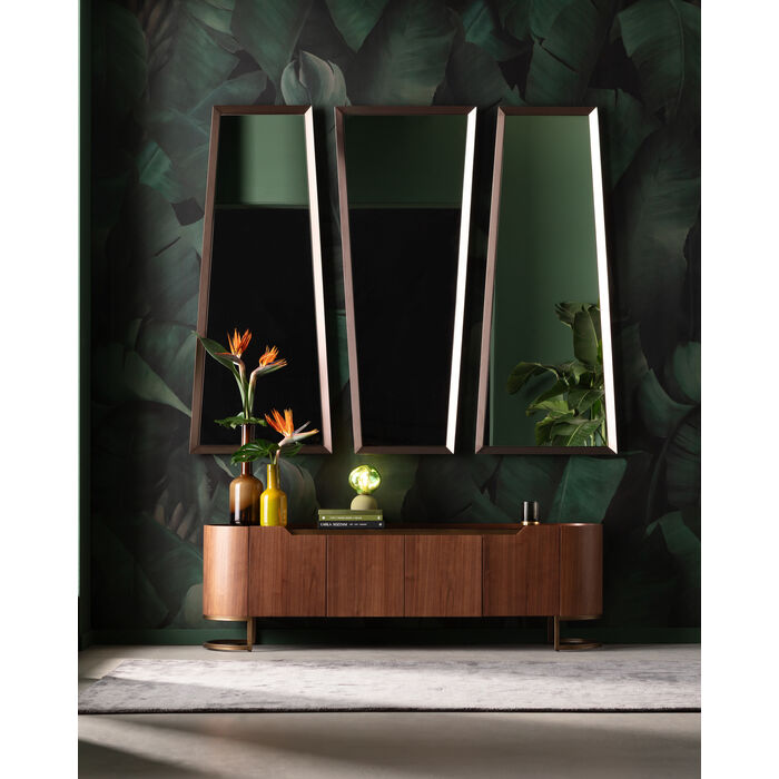 Wall Mirror Arezzo Coffee Trapez 65(45)x160cm