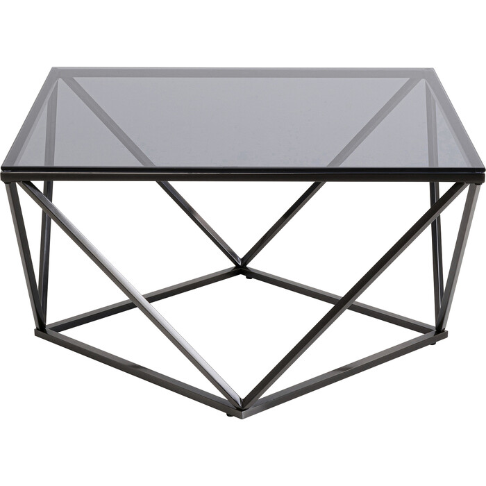 [70107] Coffee Table Cristallo Graphite 80x80cm