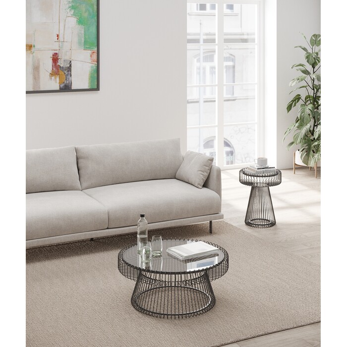 Coffee Table Lisboa Black Ø86cm