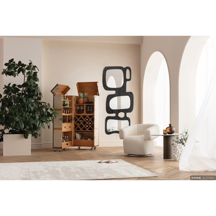 Wall Mirror Art Shapes 89x199cm