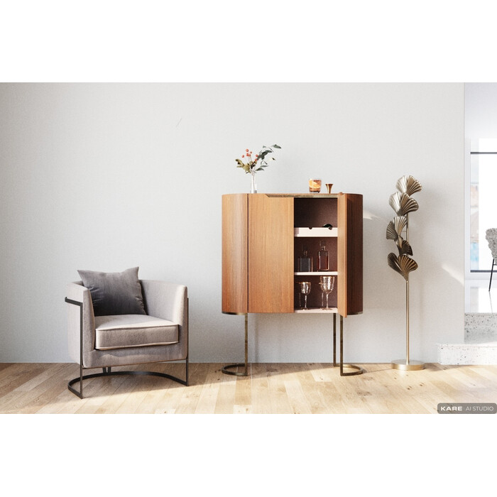 [70186] Bar Cabinet Giorgio 115x142cm - 2