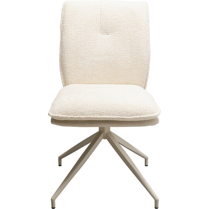 [70254] Chaise pivotante Hilla blanc