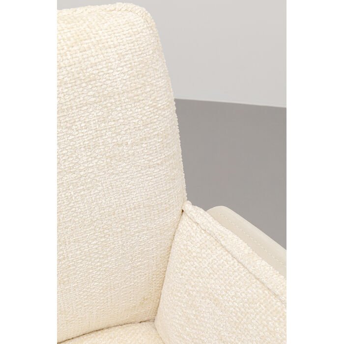 [70255] Chaise pivotante à acc. Hilla blanc - 4