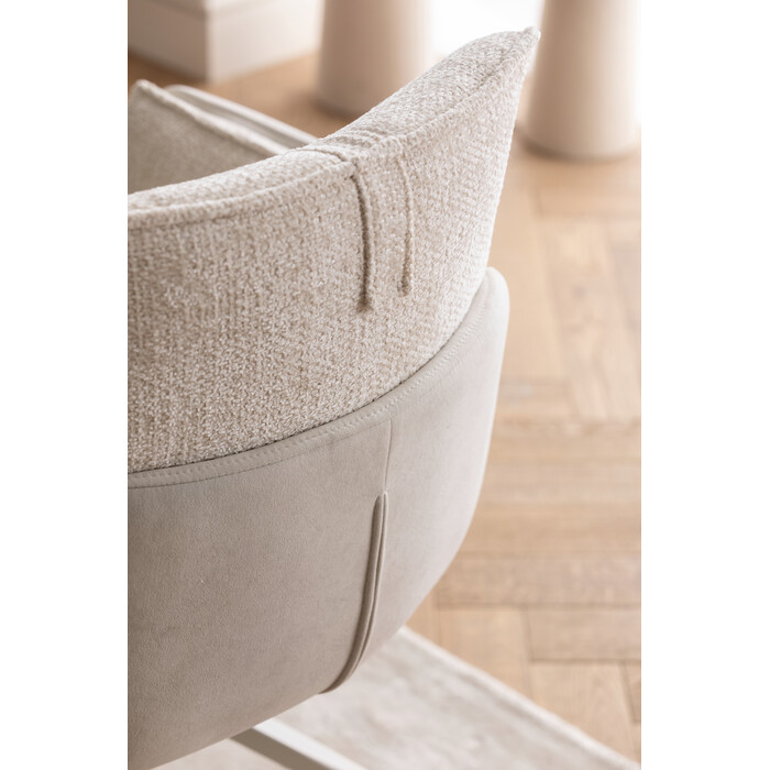 [70255] Chaise pivotante à acc. Hilla blanc - 2