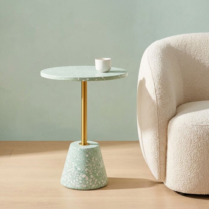 [70265] Side Table Amore Mint Ø40cm - 1