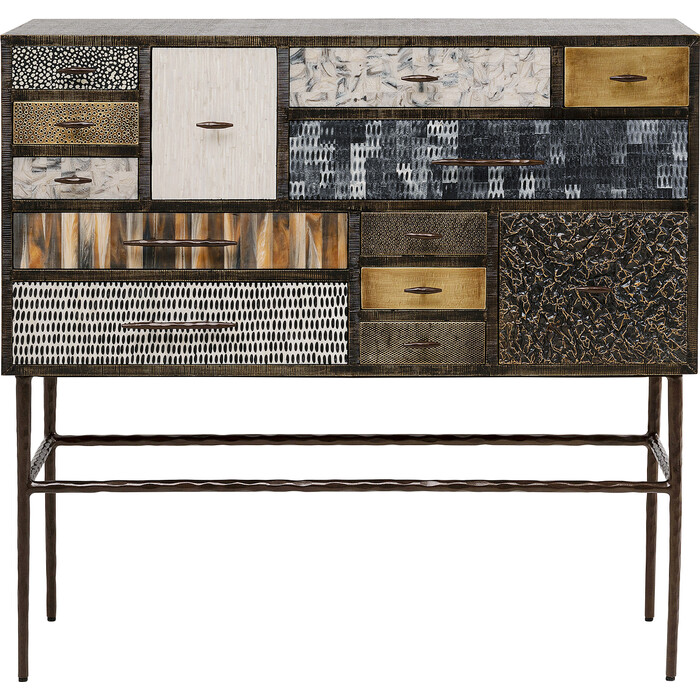[70292] Commode haute Chalet Soul 110x105cm