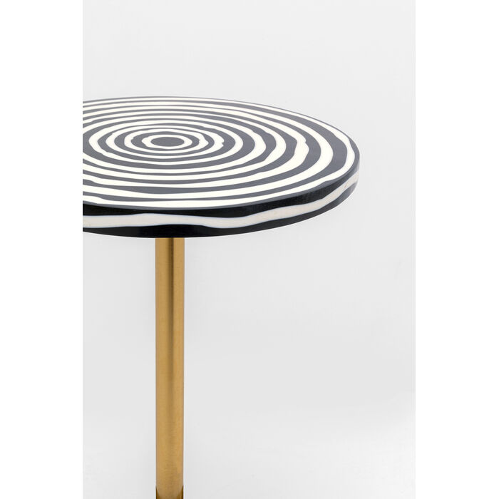 [70327] Side Table Domero Swirl Gold Ø25cm - 4