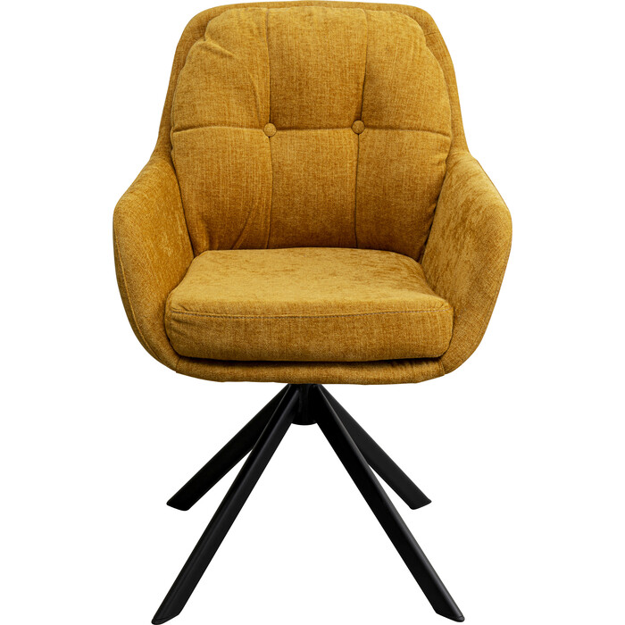 [70422] Chaise pivotante Molly jaune