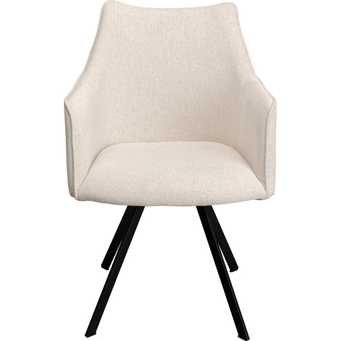 [70424] Chaise pivotante Modino crème