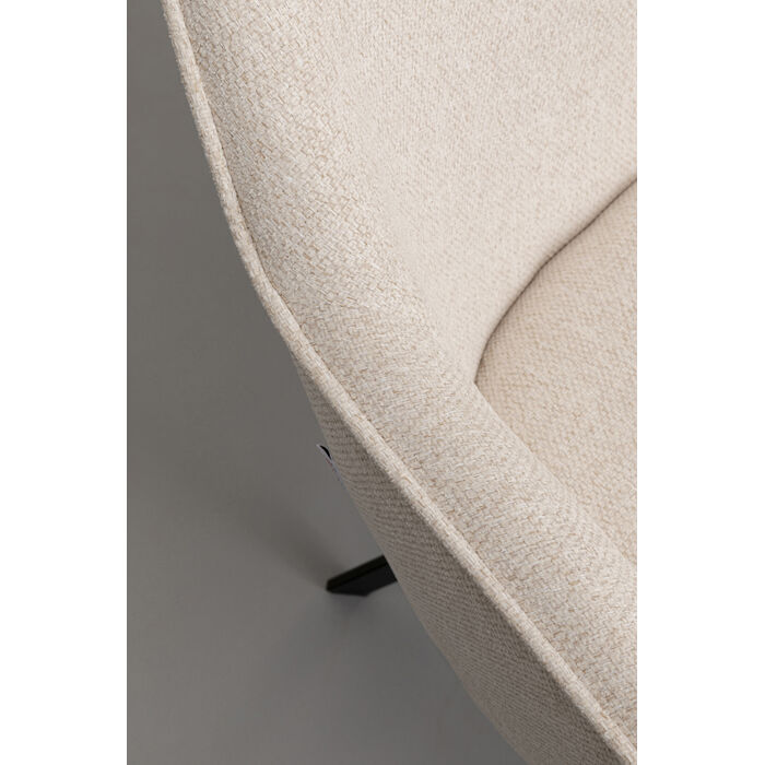[70424] Chaise pivotante Modino crème - 4