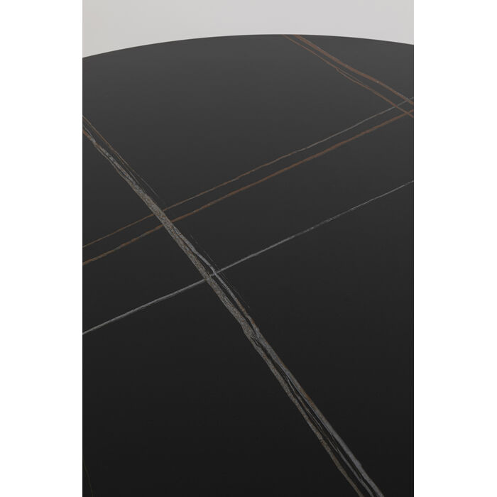 [70496] Table  Invitation Set Ceramic Black Black Ø120cm - 4