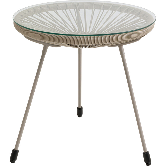 [70542] Side Table Acapulco Mono Greige