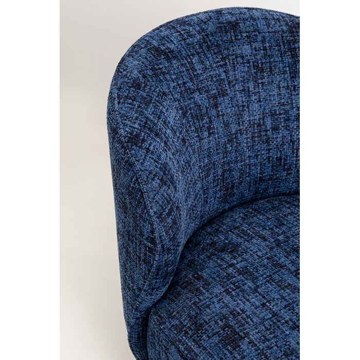 [70544] Fauteuil pivotant Ellie bleu - 3