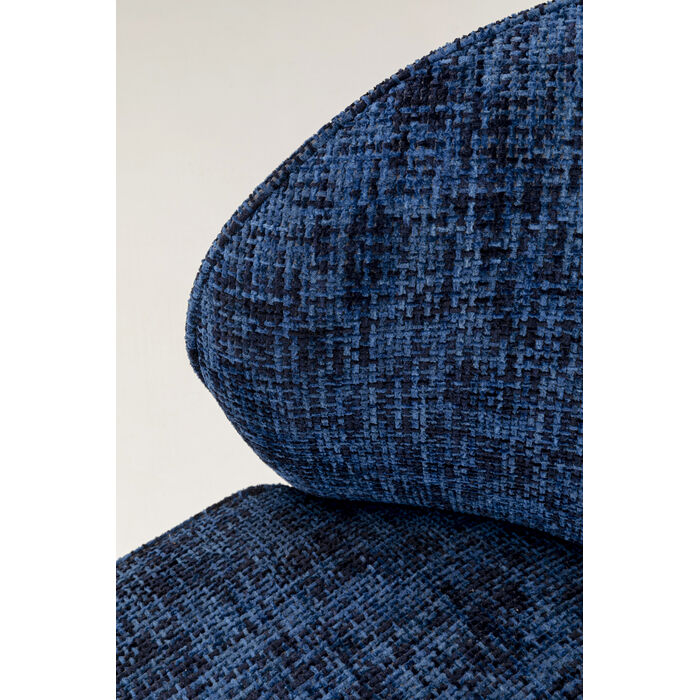 [70544] Fauteuil pivotant Ellie bleu - 4