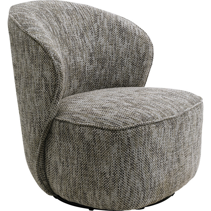 [70546] Fauteuil pivotant Ellie gris
